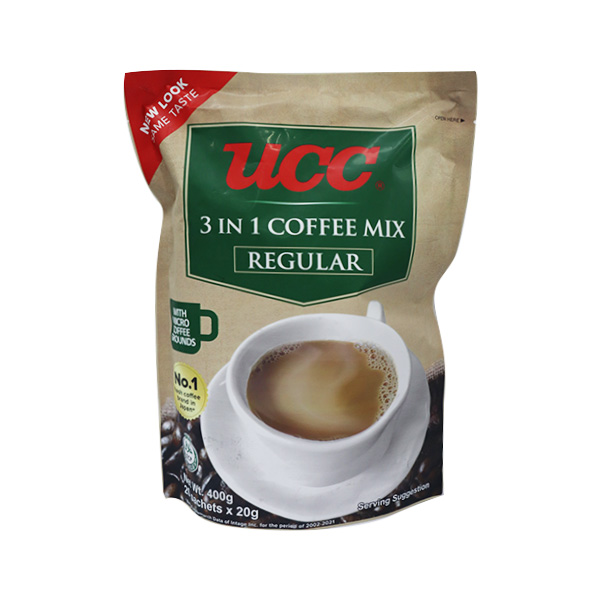 UCC 3-in-1 Coffee Mix Regular 400g