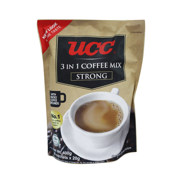 UCC 3-in-1 Coffee Mix Strong 400g