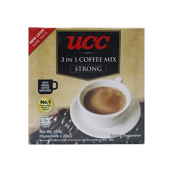 UCC 3in1 Coffee Mix Strong 200g