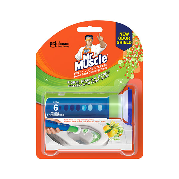 Mr. Muscle Fresh Disc Starter Citrus 6 Weeks