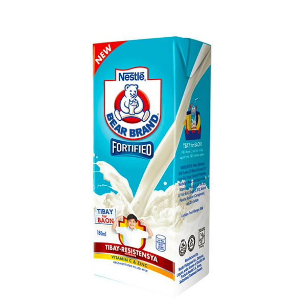 Bear Brand Fortified Reconstituted Milk Drink 180ml