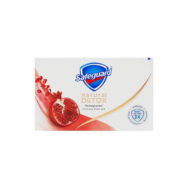 Safeguard Detox Face And Body Bar Pomegranate 108g