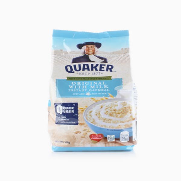 Quaker Flavored Oats Original With Milk 500g