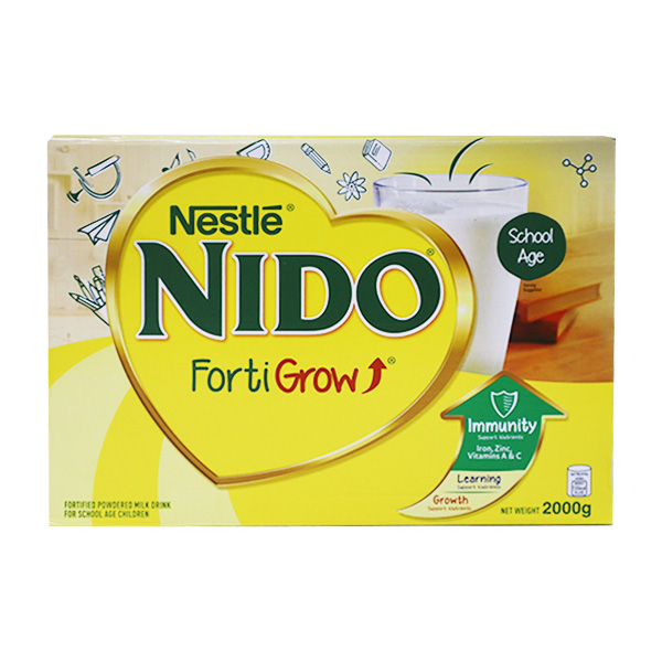 Nestle Nido Forti Grow Fortified Powdered Milk Drink 2000g