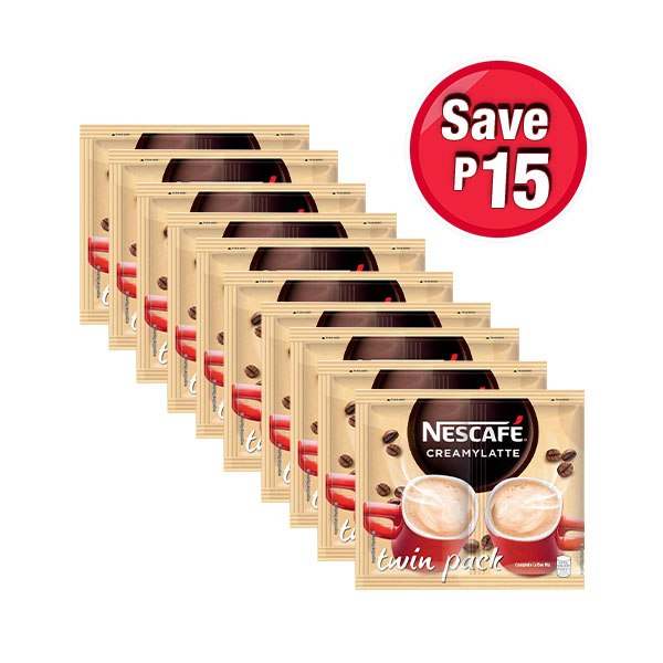Nescafé Creamy Latte Twin Pack Complete Coffee Mix 51g
