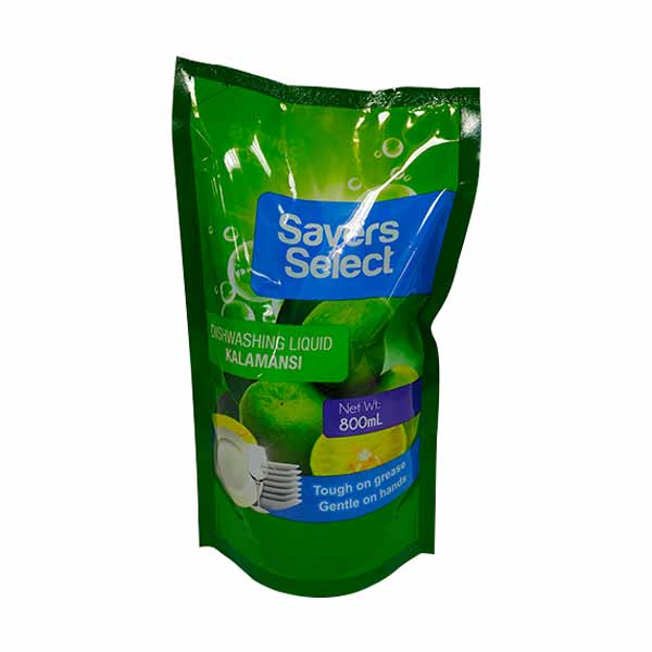 Savers Select Dishwashing Liquid Kalamansi Pouch 800ml