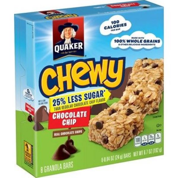 Quaker Chewy Bar Shop 8Ct