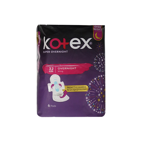 Kotex Super Overnight 32cm 48/6's