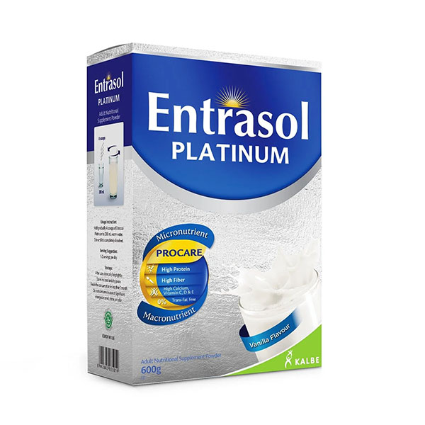 Entrasol Platinum Vanilla 600g