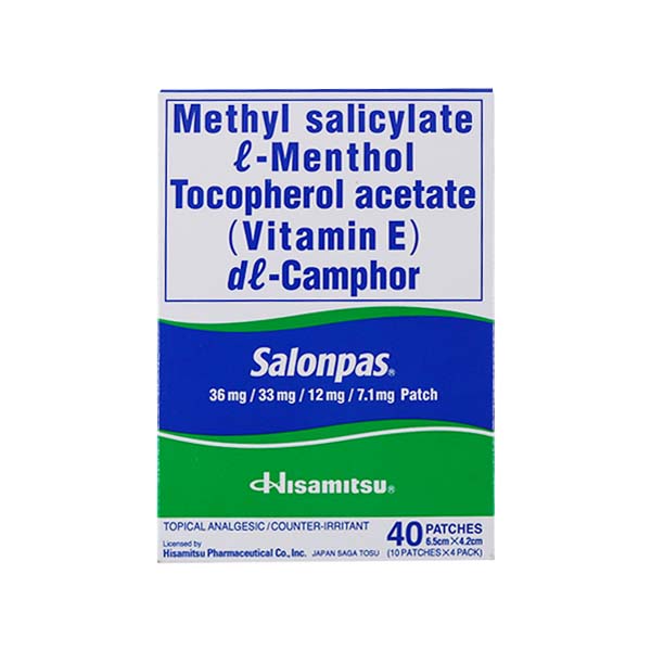 Salonpas Medicated Patch 40's x 5