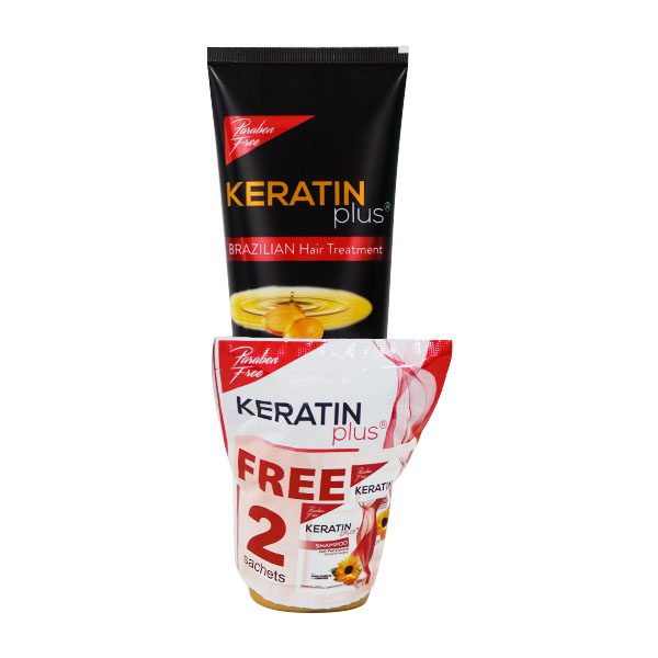 Keratin Plus Black Tube 200g