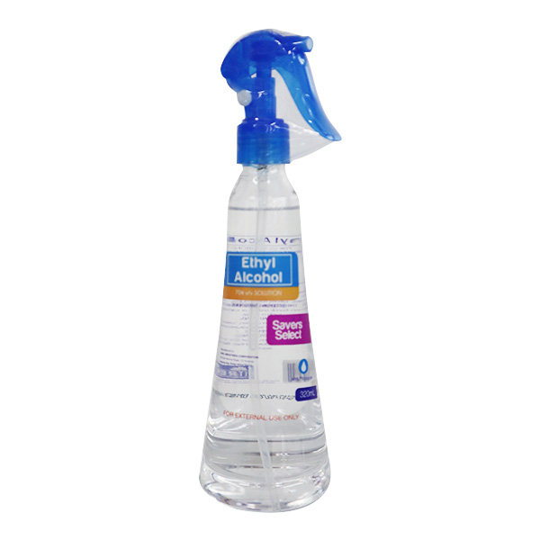 Saver Select Ethyl Alcohol 70% Solution Trigger Spray 320ml