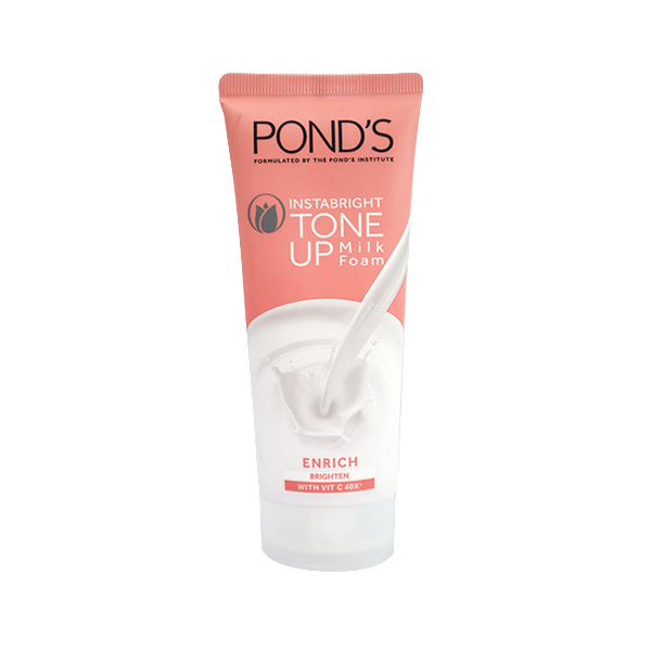 Pond's Instabright Tone Up Milk Foam Enrich Brighten with Vitamin C 40x