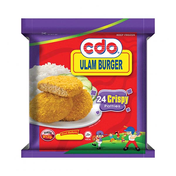 CDO Ulam Burger Crispy Patties 912g