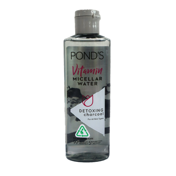 Pond's Vitamin Micellar Water Detoxing Charcoal