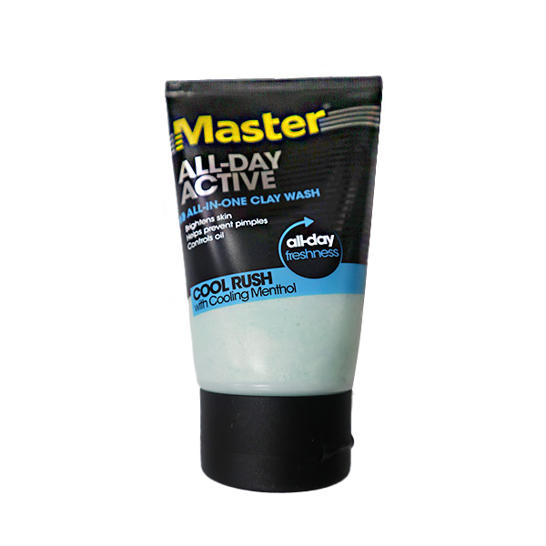 Master All-Day Active Cool Rush With Cooling Menthol Clay Wash 100g