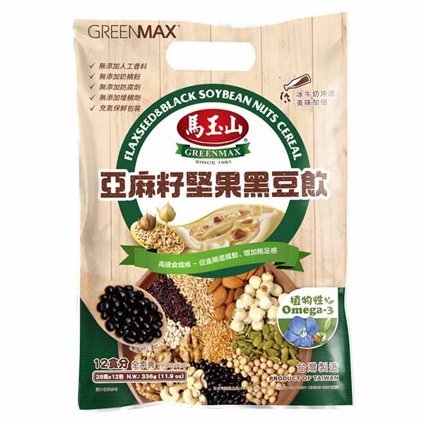 Greenmax Flaxseed and Black Soybean Nuts Cereal