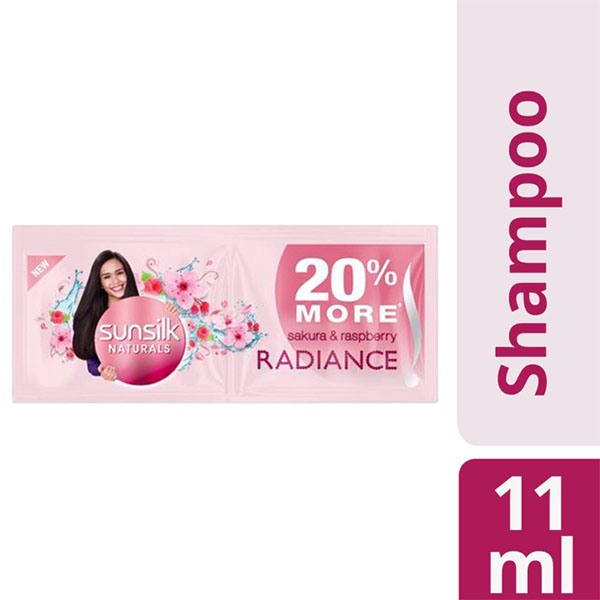 Sunsilk Naturals Shampoo Sakura and Raspberry Radiance 11ml