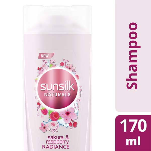 Sunsilk Naturals Shampoo Sakura and Raspberry Radiance 170ml