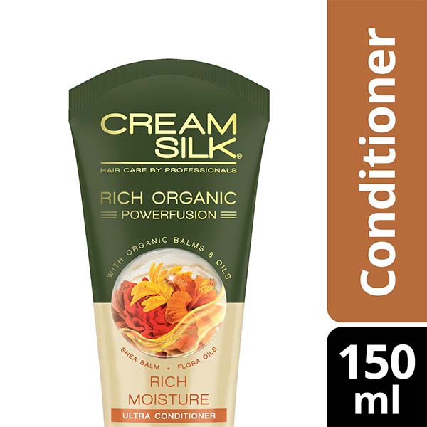 Cream Silk Rich Organic Powerfusion Rich Moisture Ultra Conditioner 150ml