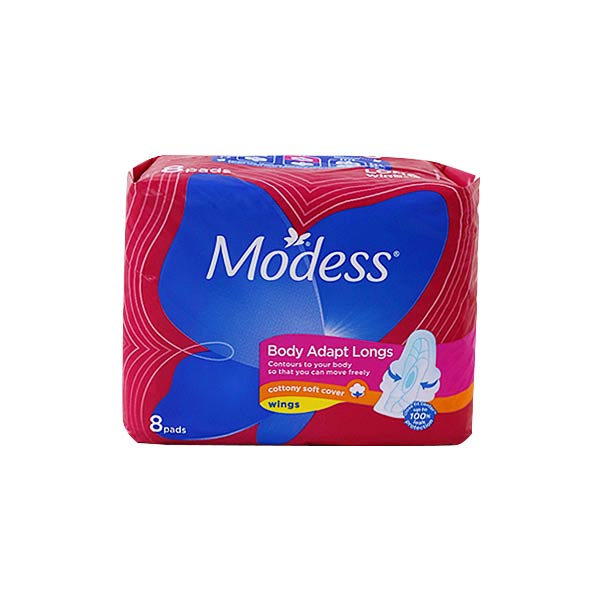 Modess Body Adopt Long Maxi 24/8's