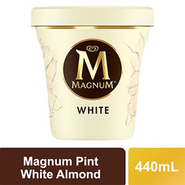 Selecta Ice Cream Magnum Pint White 440ml