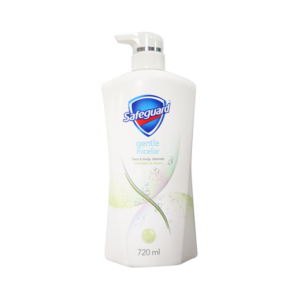 Safeguard Coconut & Peach Gentle Micellar Face & Body Cleanser 720ml
