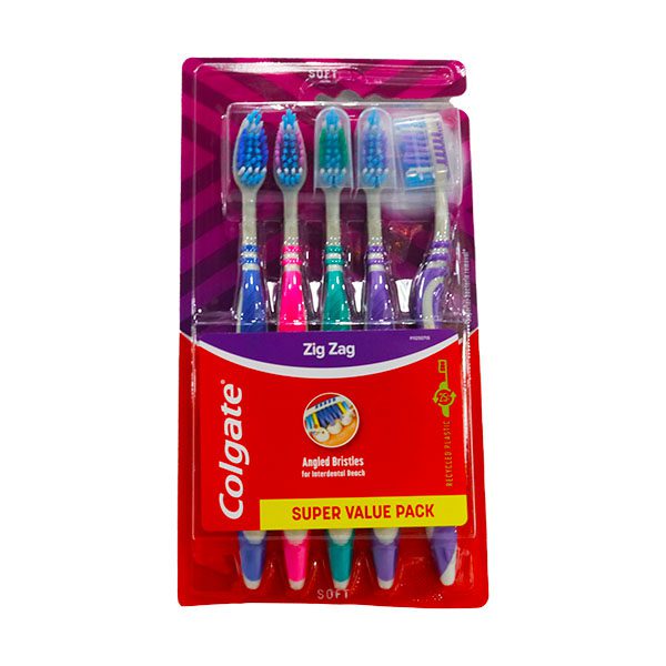 Colgate Zigzag Soft Tooth Brush 3+2