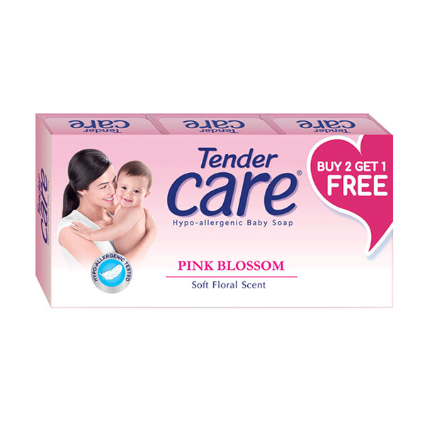 Tender Care Soap Pink Blossom Buy 2+1 80g