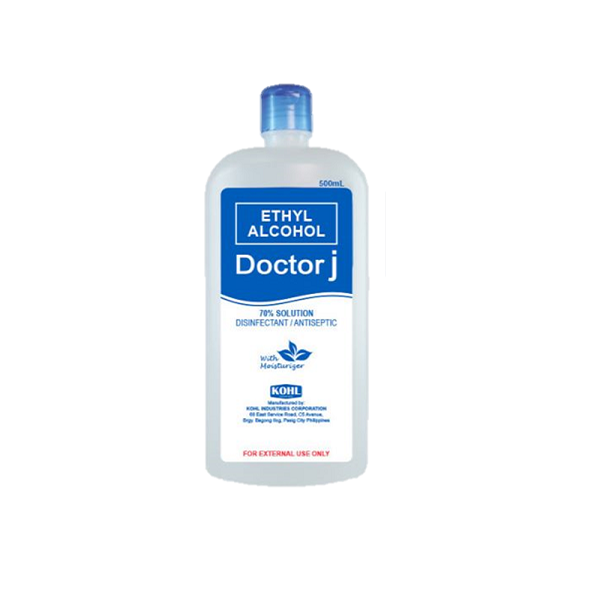Doctor J Ethyl Alcohol 70% Solution 500Ml