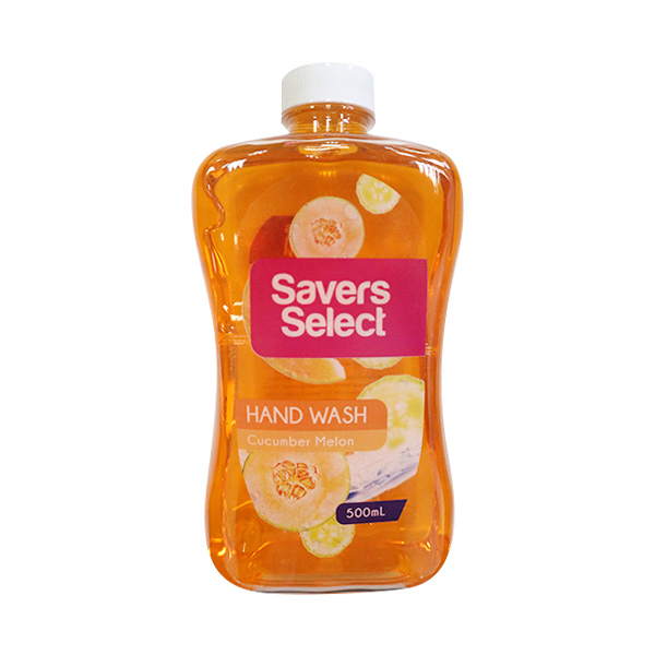 Savers Select Cucumber Melon Refill Hand Wash 500ml