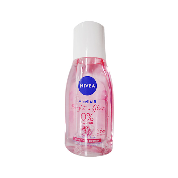 Nivea Bright And Glow Micellair Cleanser 0% 30/125ml
