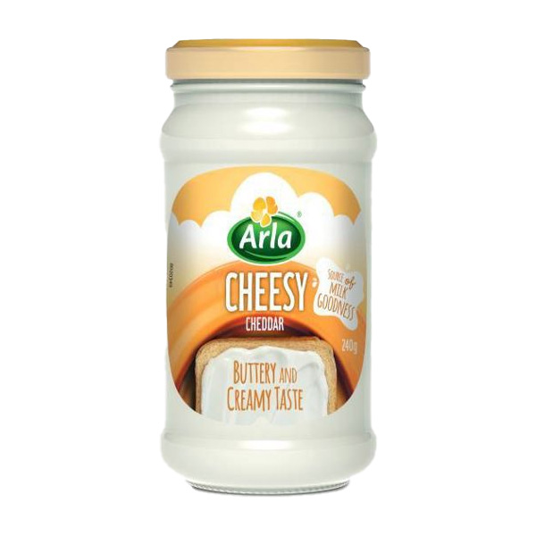 Arla Cheesy Spreads Cheddar 240g