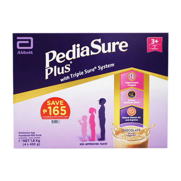 Abbott Pedia Sure Plus 3+ Chocolate 1.8kg