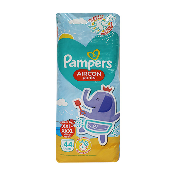 Pampers Aircon Pants Disposable Baby Diapers Flexi Fit XXL - XXXL 44's Pampers Aircon Pants Disposable Baby Diapers Flexi Fit XXL - XXXL 44's