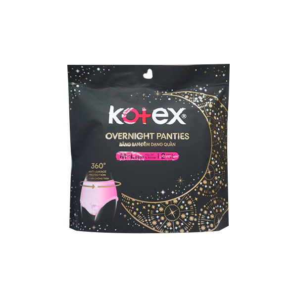Kotex Overnight Panties M-L/16