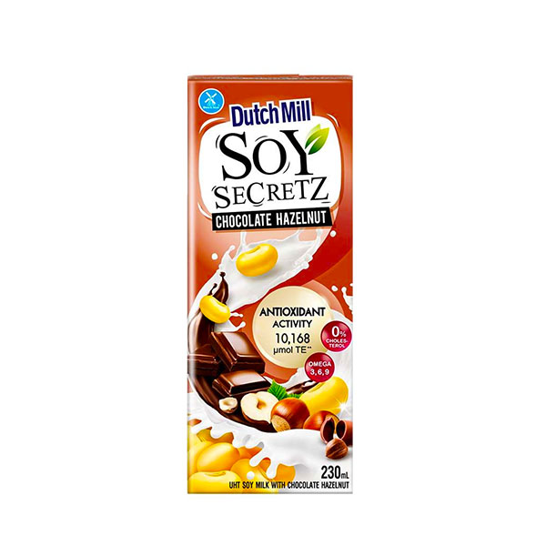 Dutch Mill Soy Secretz Chocolate Hazelnut 230ml