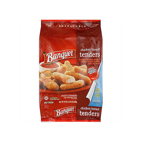 Banquet Chicken Breast Tenders Net Wt. 24 Oz