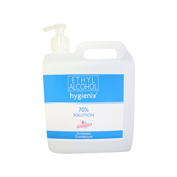 Hygienix 70% Anti-Bac Solution Ethyl Pump 1Liter