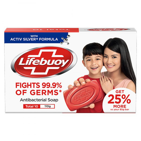 Lifebuoy Total 10 With Multivitamins+ Antibacterial Soap 100g