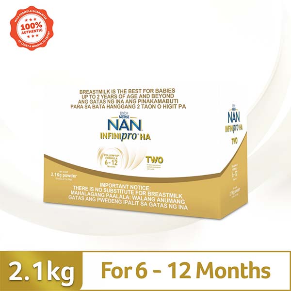 Nan Infinipro Ha Two Follow-Up Formula For 6-12 Months 2.1kg