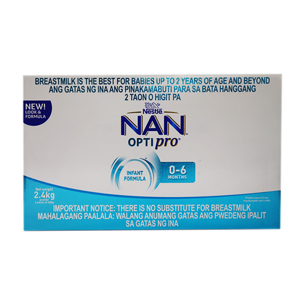 Nestle Nan Opti Pro Infant Formula For 0-6 Months 2.4kg