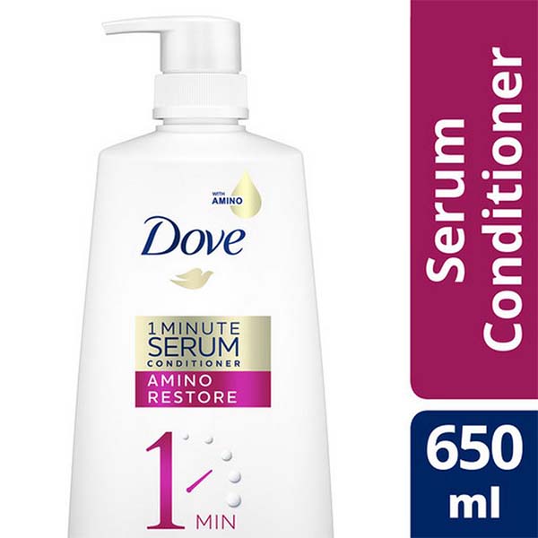 Dove 1 Minute Serum Amino Restore Conditioner 650ml