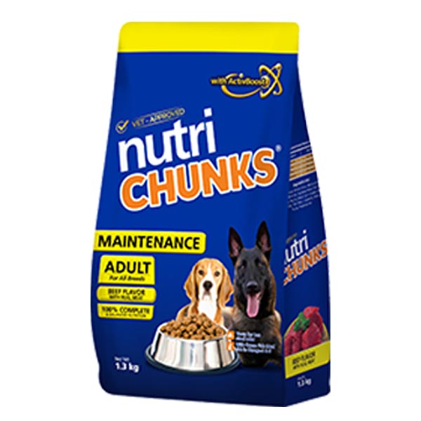 Nutri Chunks Maintenance Adult Beef 1.3kgx6s