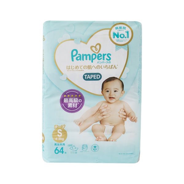 Pampers Premium Care Tape Super Jumbo S64x3s