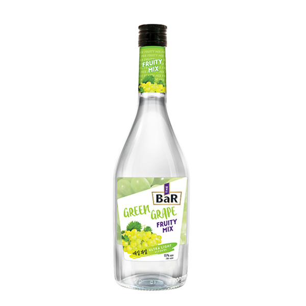 The Bar Fruity Mix Pink Green Grape 700ml/ 12