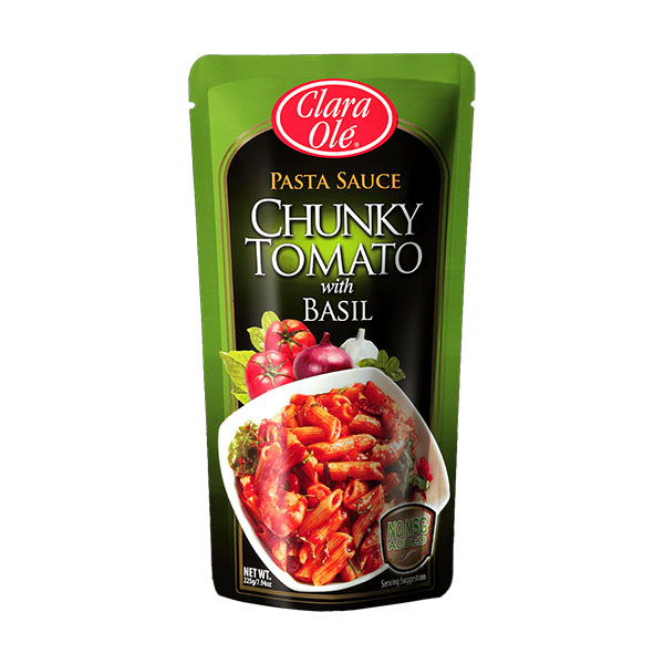 Clara Ole Chunky Tomato With Basil 225g