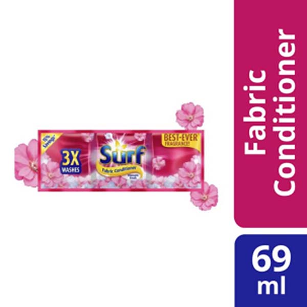 Surf Fabric Conditioner Blossom Fresh 69ml Sachet