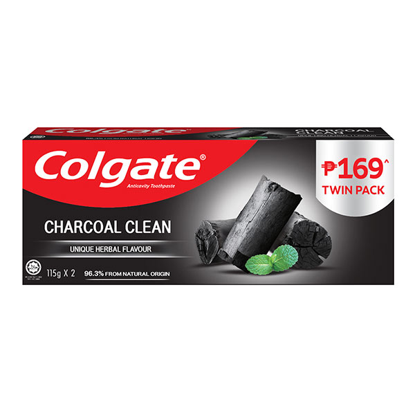Colgate Tp Charcoal Clean Twinpack 115g