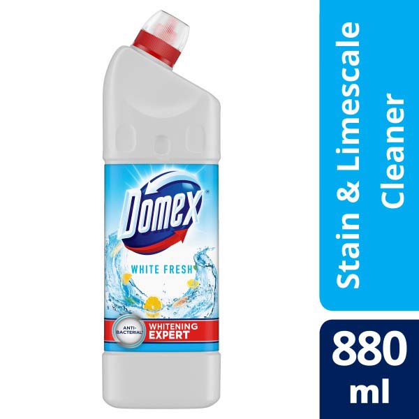 Domex Stain and Limescale Cleaner White Fresh 880ml